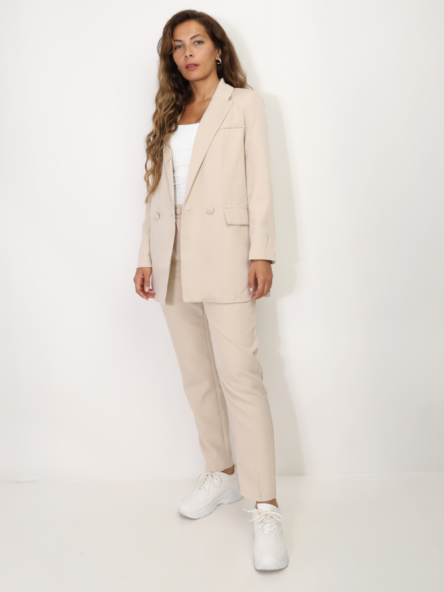 Tailleur Vintage LEVERE OF LONDON Couleur Rouille Taille 38 - Occasion Très Bon état (veste & Jupe)