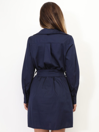 Robe chemisier à nouer