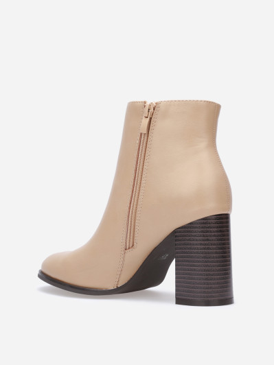 Bottines basiques à talon