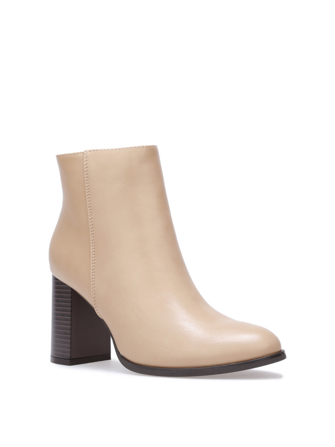 Bottines basiques à talon