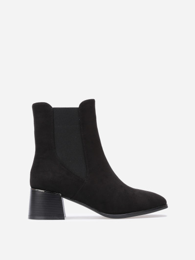 Chelsea en suédine à détail métallique