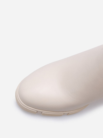 Chelsea à talon avec plateforme texturée