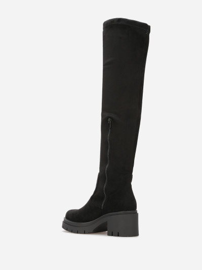 Cuissardes crantées en suédine