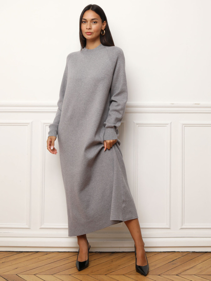 Robe pull longue et ample