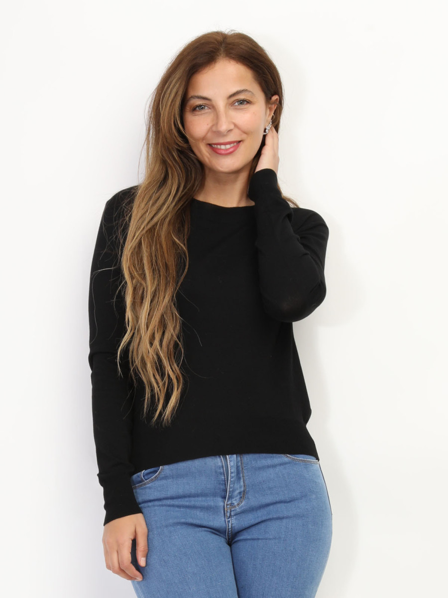 Sous-pull à col rond