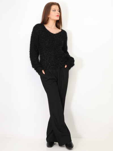 Pull en maille brillant