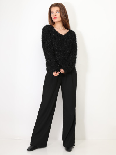 Pull en maille brillant