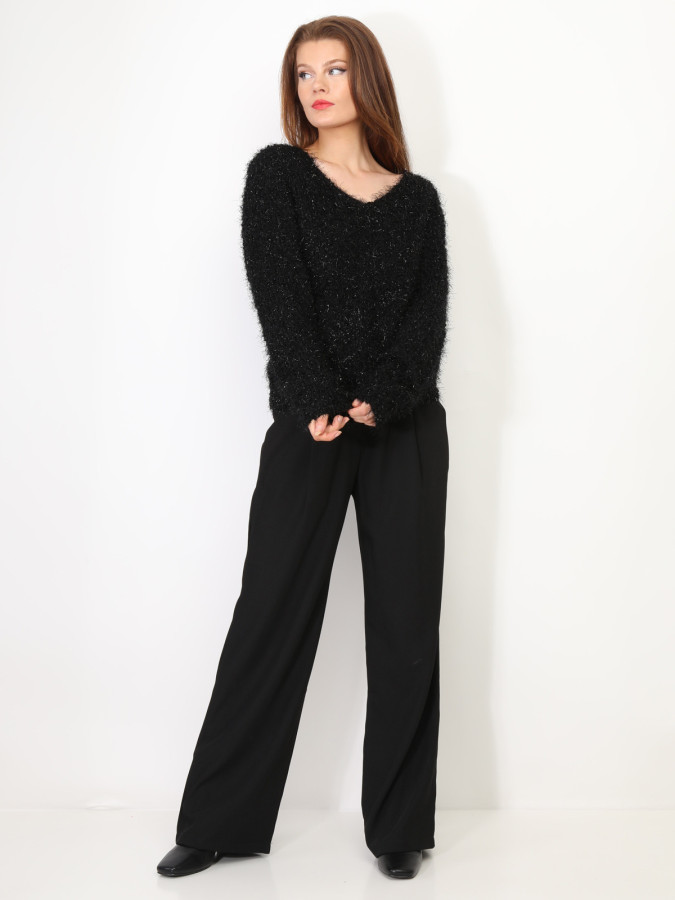 Pull en maille brillant