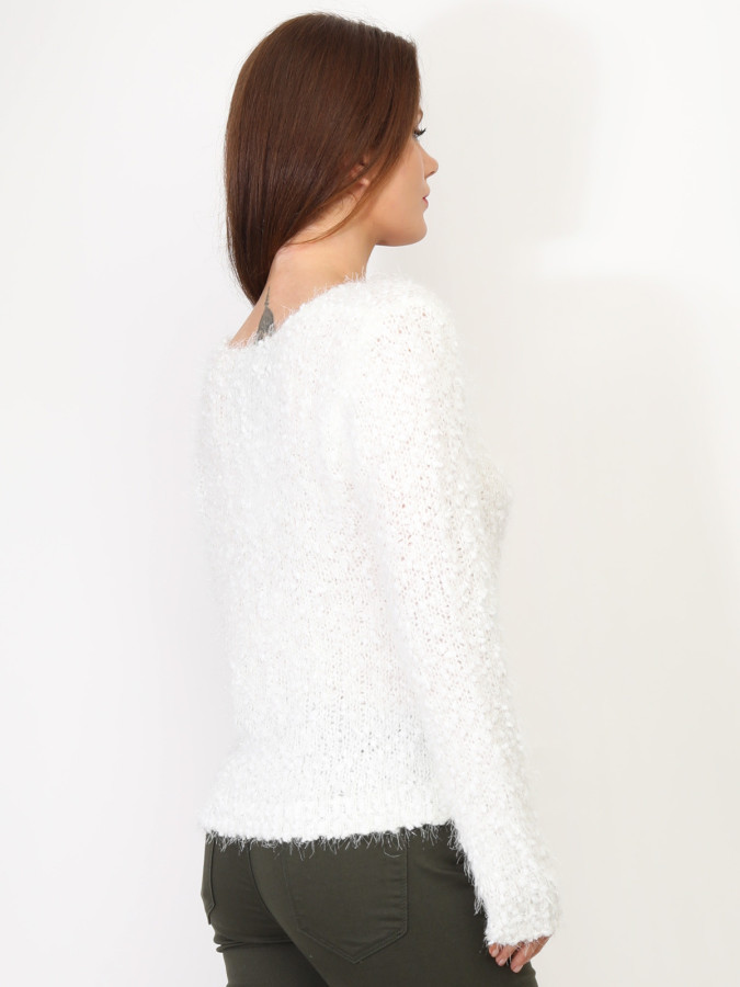 Pull en maille brillant