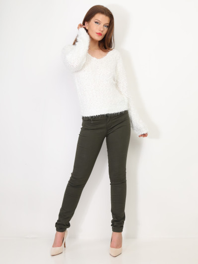 Pull en maille brillant