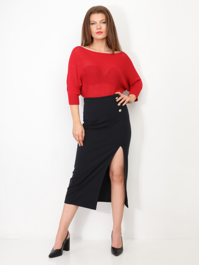 Pull chauve-souris à ruban