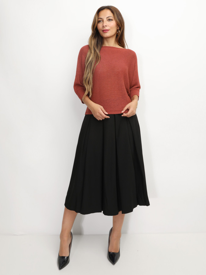 Pull chauve-souris à ruban