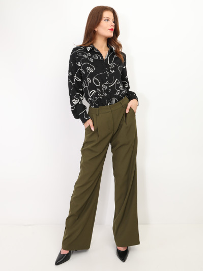 Chemise fluide imprimée