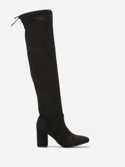 Cuissardes à talon et cordon