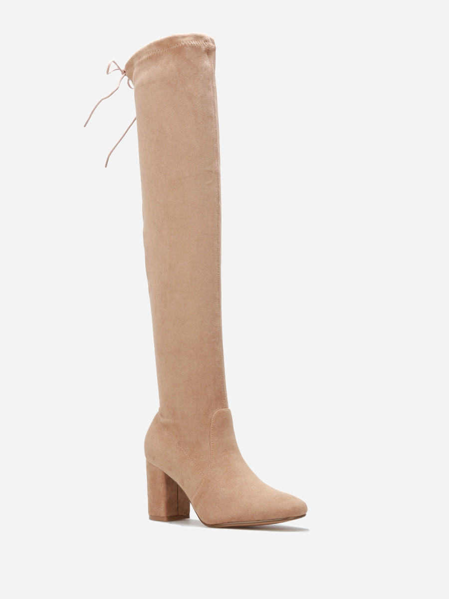 Cuissardes à Talons ANDRE En Nubuck Noir - Taille 41 - Occasion Très Bon état - Fabriqué Portugal