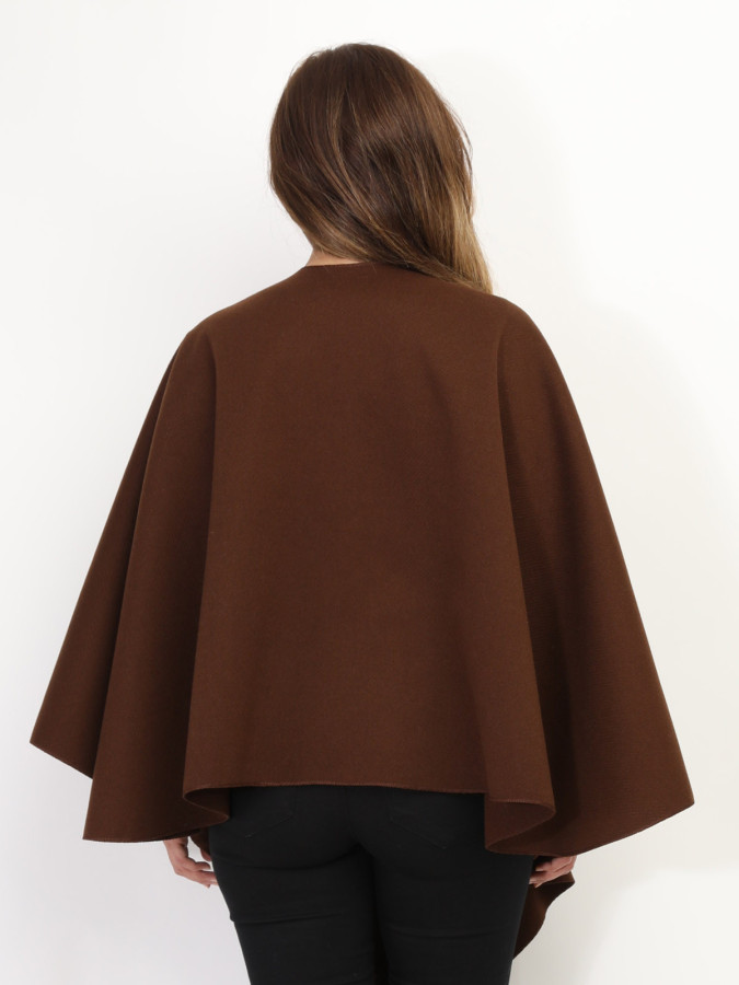 Poncho asymétrique croisé