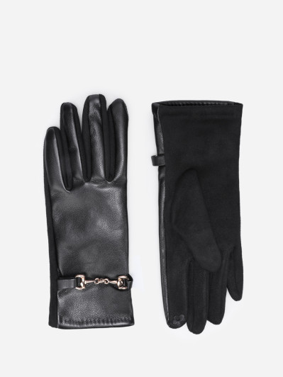 Gants bi-matières avec mors