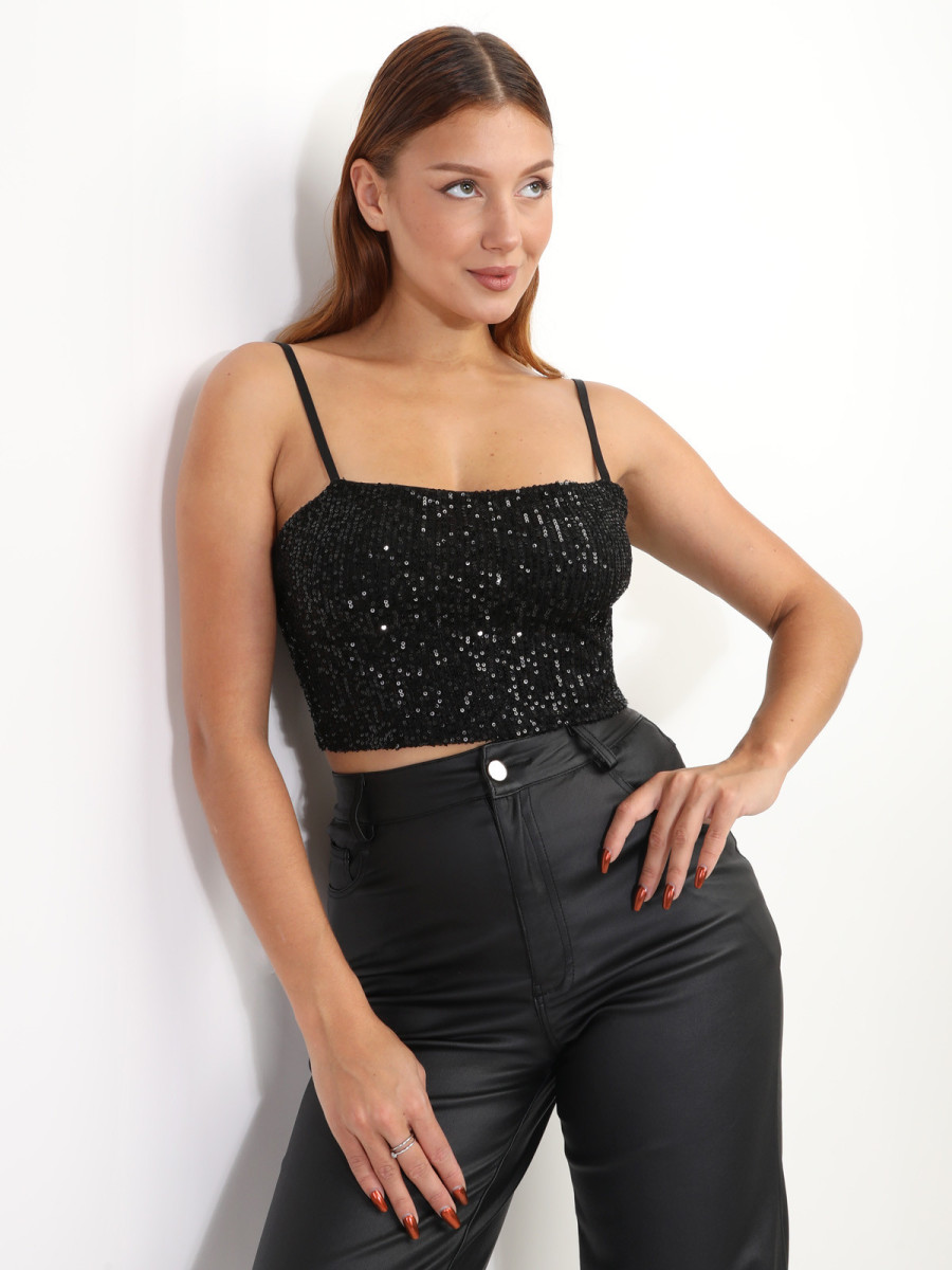 Brassière à sequins