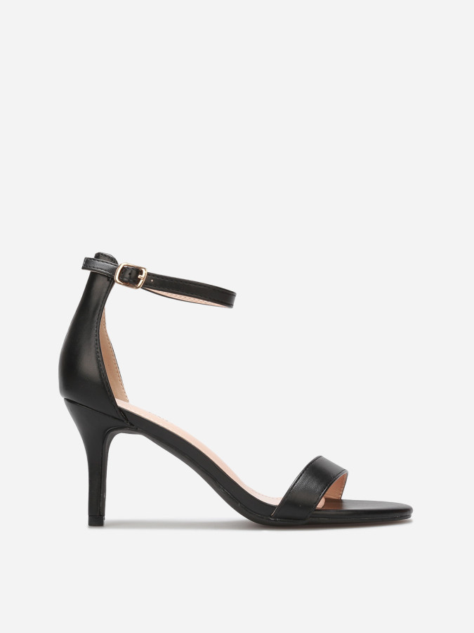 Sandales en simili à talon aiguille