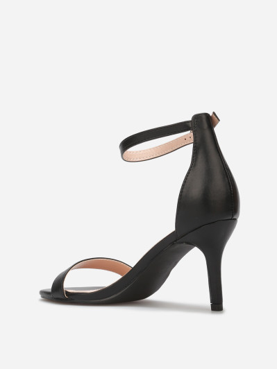 Sandales en simili à talon aiguille