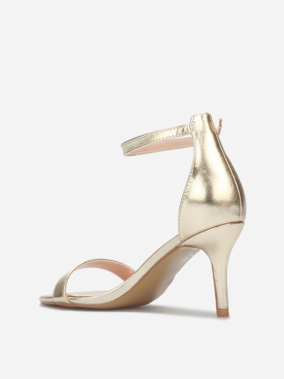 Sandales en simili à talon aiguille