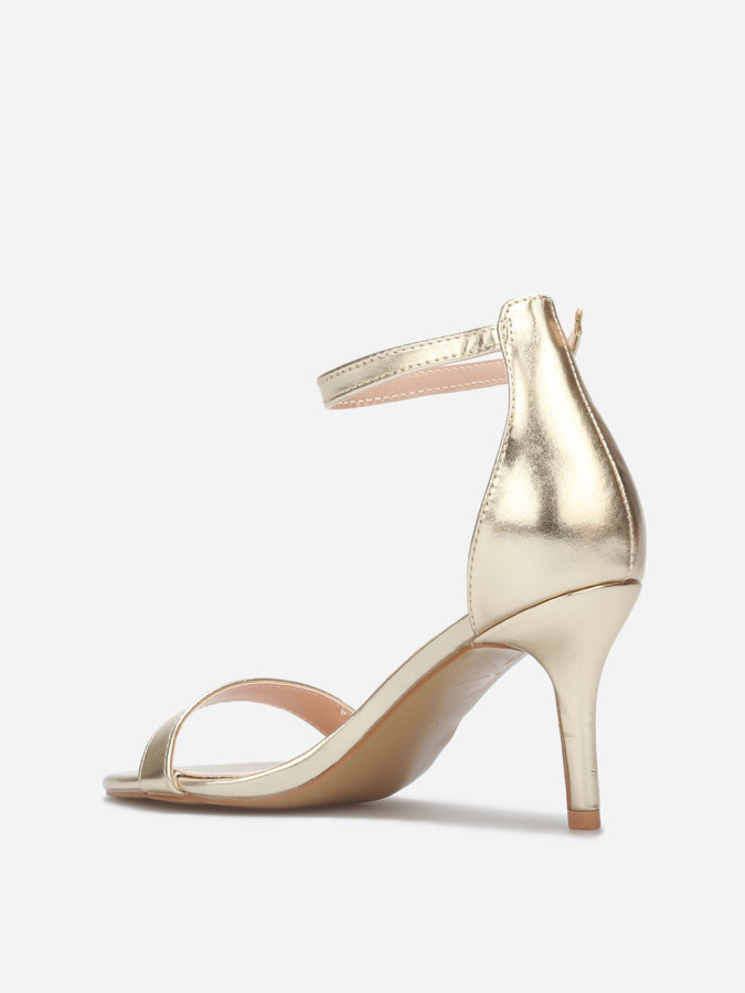 Sandales en simili à talon aiguille