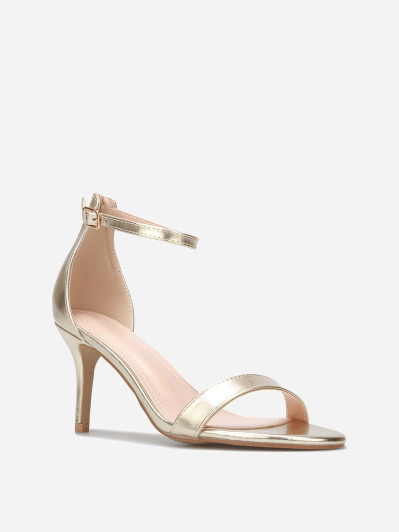 Sandales en simili à talon aiguille