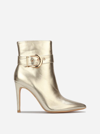 Bottines à bout pointu et boucle