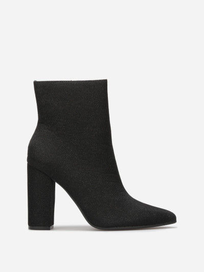 Bottines pailletées à bout pointu