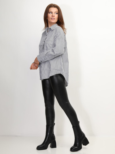 Chemise oversize à rayures