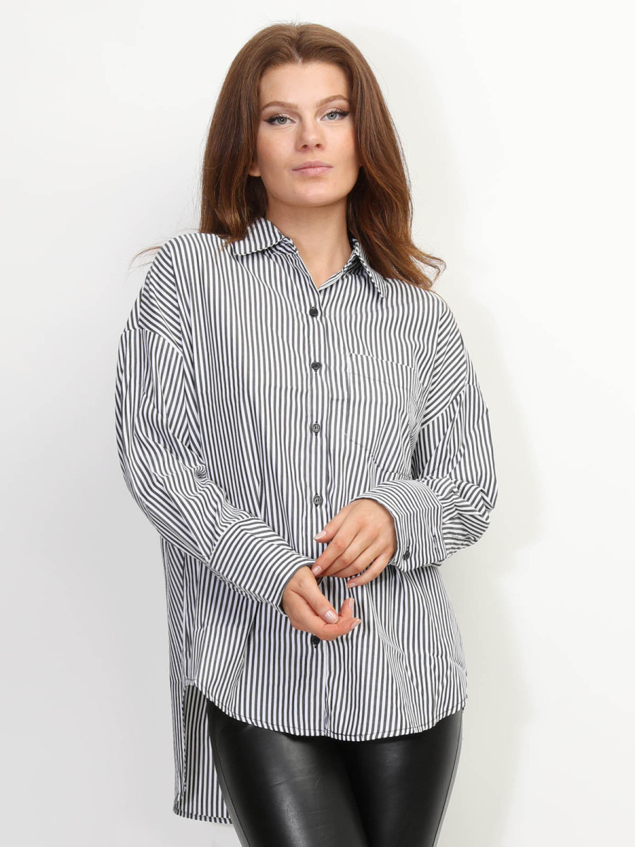 Chemise oversize à rayures
