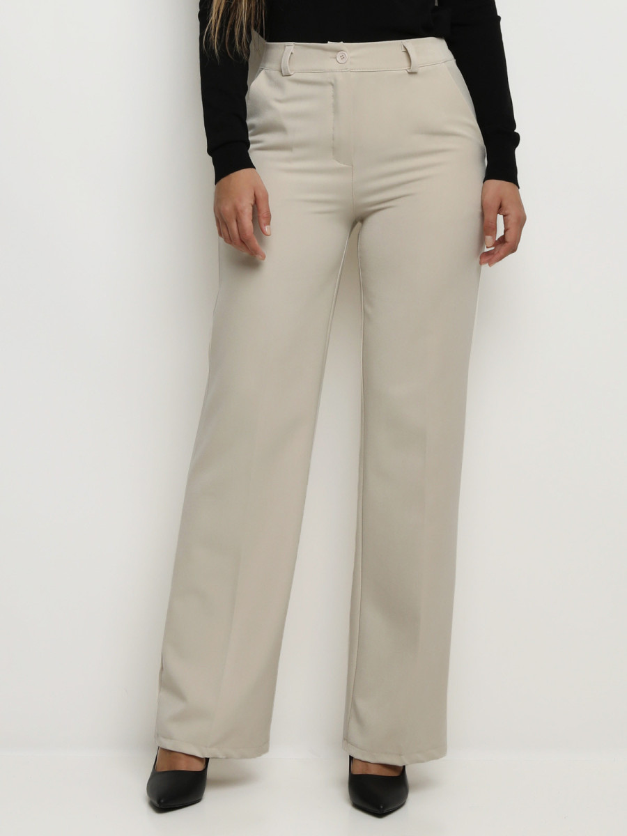 Pantalon tailleur wide leg