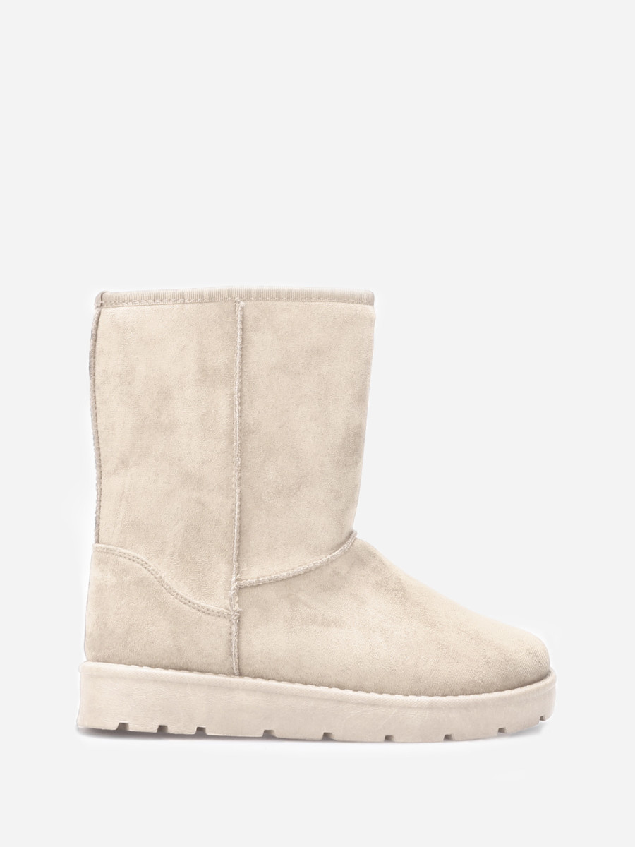 Boots en suédine fourrées