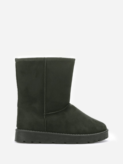 Boots en suédine fourrées