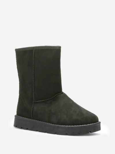 Boots en suédine fourrées