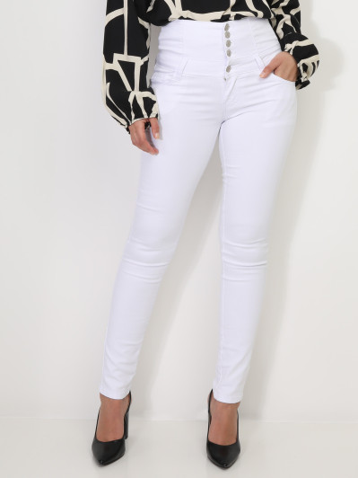 Jeans skinny taille très haute