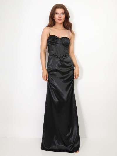 Robe de soirée effet corset