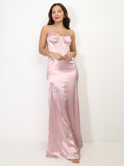 Robe de soirée effet corset