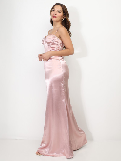 Robe de soirée effet corset