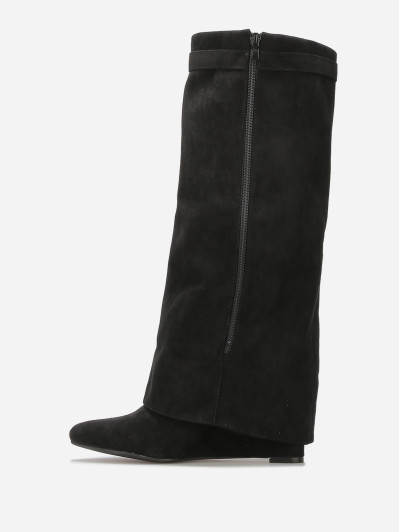 Bottes compensées trompe-l'oeil