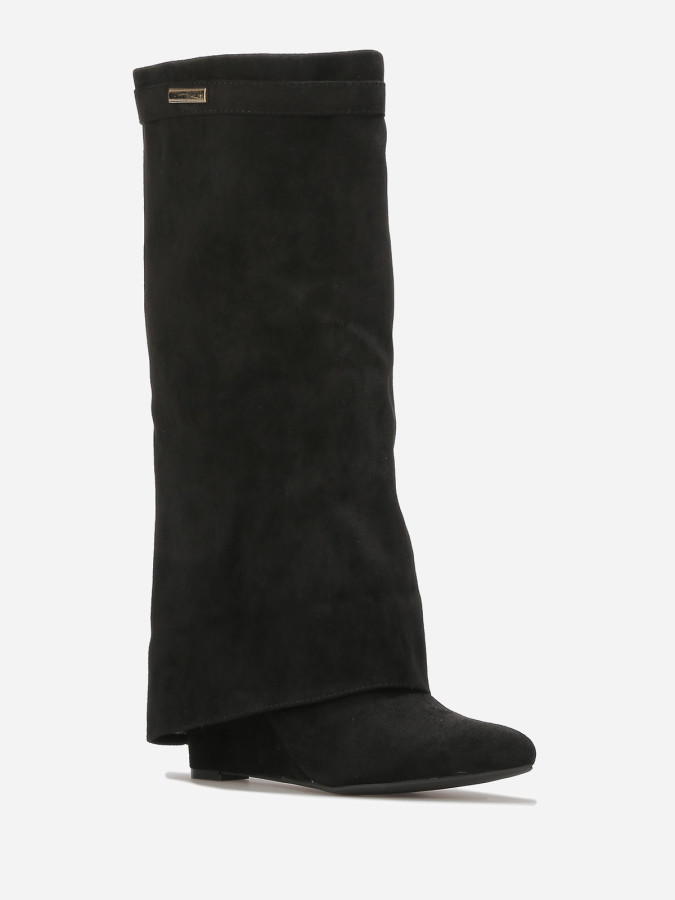 Bottes compensées trompe-l'oeil