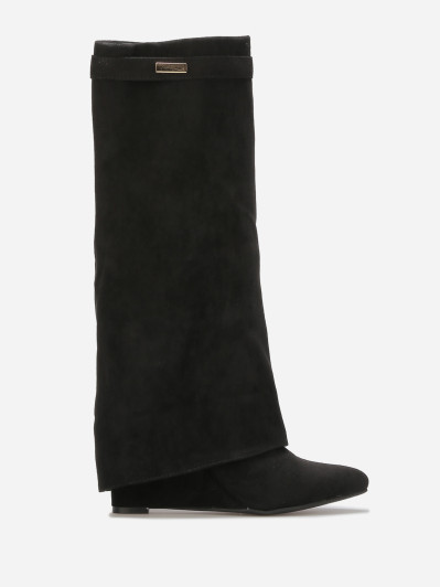 Bottes compensées trompe-l'oeil