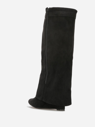 Bottes compensées trompe-l'oeil