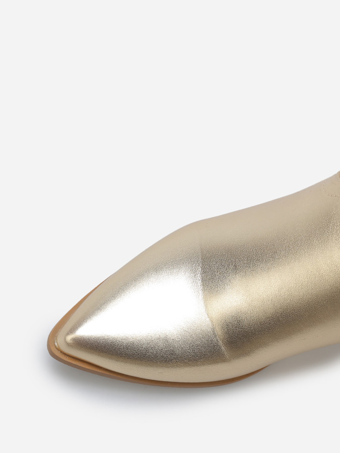 Santiags en simili à surpiqûres