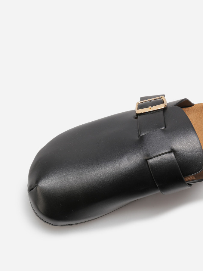 Mules en simili avec bride