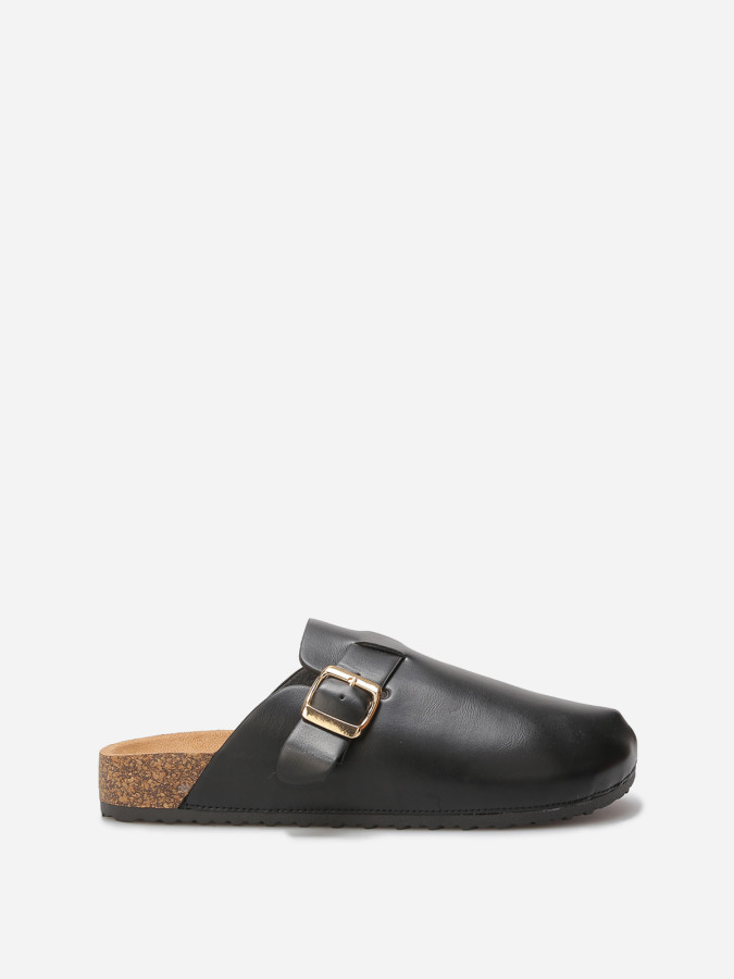 Mules en simili avec bride