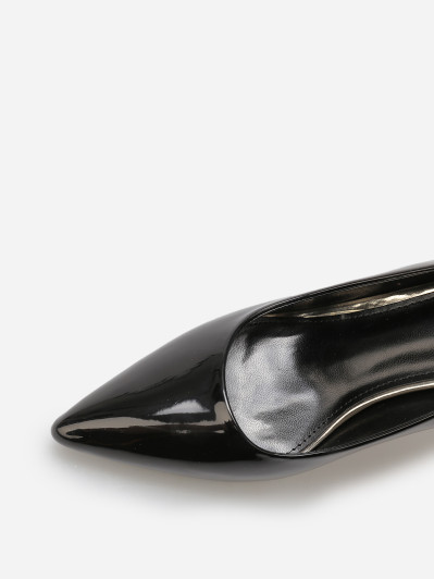 Escarpins pointus à talon bobine