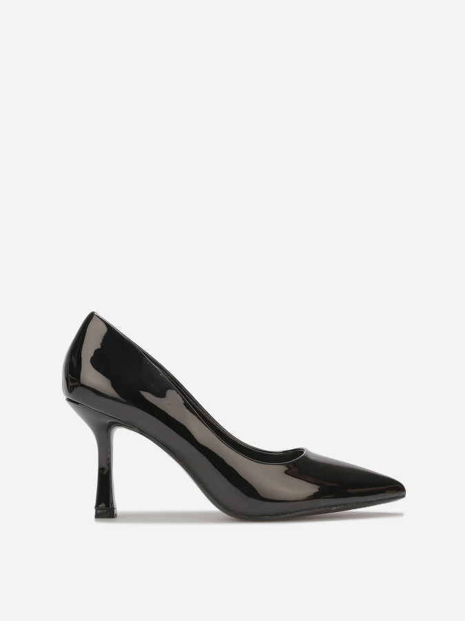 Escarpins pointus à talon bobine