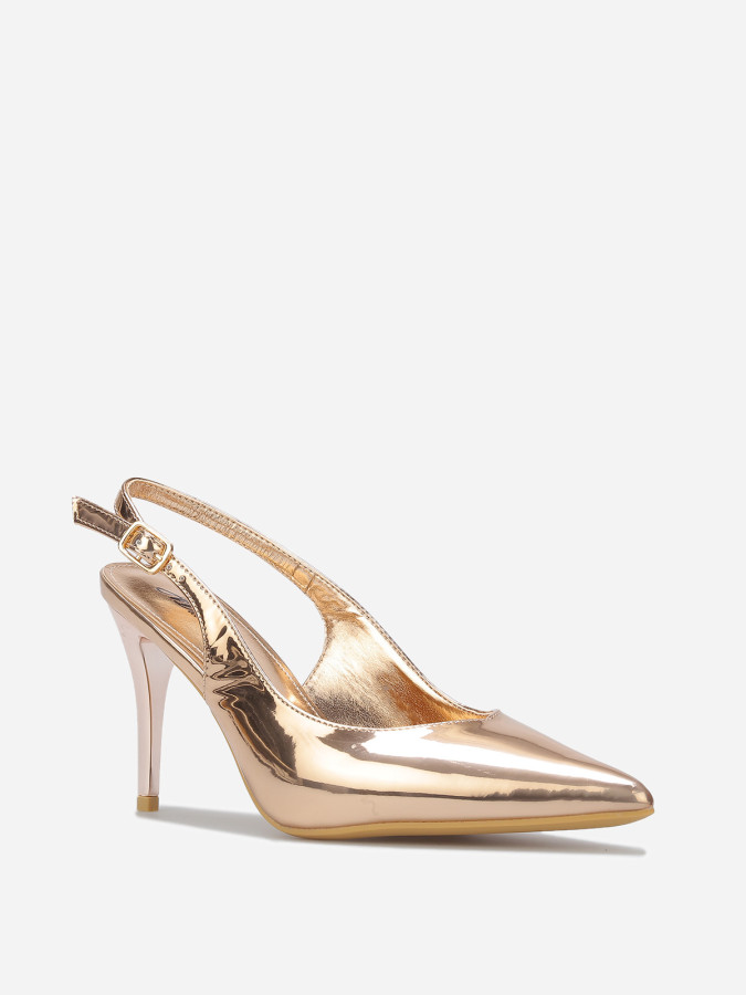 Escarpins slingback vernis