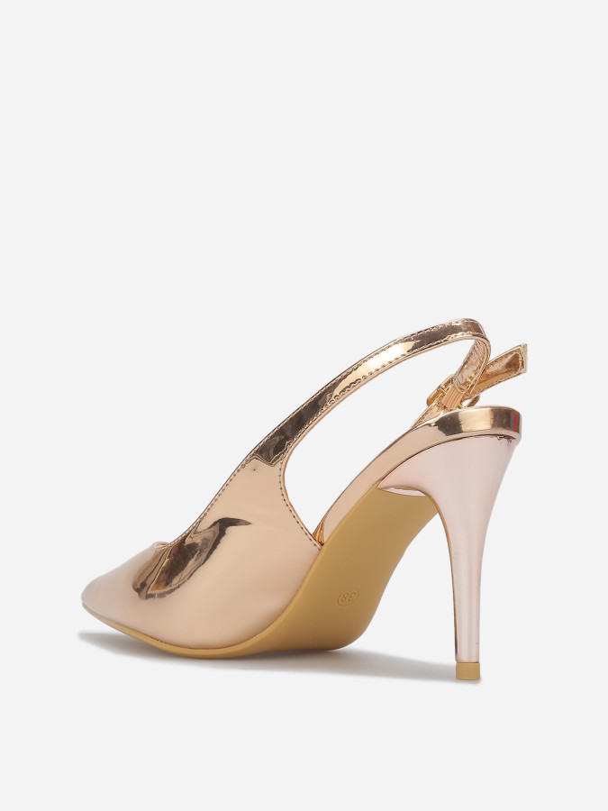 Escarpins slingback vernis